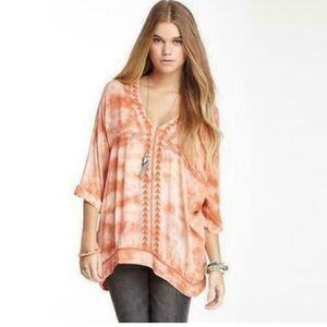 [Free People] Next Level Embroidered Tunic Small